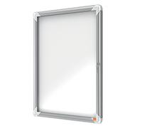 Vitrina de exteriores Nobo para 4 hojas A4 con superficie blanca magnética - 1902577