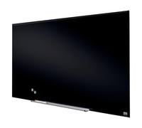 Nobo Widescreen pizarra magnética de cristal de 126 x 71,1 cm, color negro.