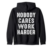 Nobody Cares Work Harder Fitness Calisthenics Bodybuilding Sudadera con Capucha