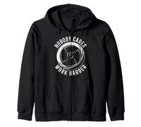 Nobody Cares Work Harder Funny Workout Fitness Gym Camiseta Sudadera con Capucha