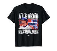 Nobody Is Born A Legend Pete Crow Armstrong Chicago Baseball Camiseta