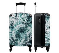 NoBoringSuitcases.com® Maleta con Ruedas Maleta Trolley Pequeña Maleta de Viaje con 4 Ruedas - Mar - Azul - Naturaleza - Aqua - Equipaje de Mano