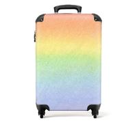 NoBoringSuitcases.com Maleta Infantil de Viaje Cabina con Ruedas Trolley para Niños (55x40x20 cm, Arcoíris - Multicolor)