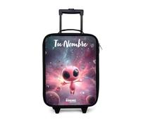 NoBoringSuitcases.com® Maleta Infantil Personalizado con Nombre 48x31x19 cm Maletas De Viaje Cabina Trolley con Ruedas LED Rigida Ultraligero - Niños - Criatura - Nebulosa Estelar