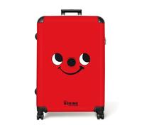 NoBoringSuitcases.com® x Henry Maleta Grande Niños 77x51.5x28 cm Maletas Grandes Viaje Infantil Trolley Rígida Ligera 4 Ruedas Talla L XL Equipaje Large Rojo - Aspiradora
