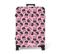 NoBoringSuitcases.com® x Henry Maleta Grande Niños 77x51.5x28 cm Trolley Viaje Infantil Rígida Ligera 4 Ruedas Talla L XL Maletas Grandes Equipaje Large Hetty - Rosa - Aspiradora