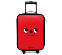 NoBoringSuitcases.com® x Henry Maleta Infantil Compacto 48x31x19 cm Maletas De Viaje Cabina Trolley con Ruedas LED Rigida Ultraligero - Niños - Rojo - Aspiradora