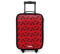 NoBoringSuitcases.com® x Henry Maleta Infantil Compacto 48x31x19 cm Maletas De Viaje Cabina Trolley con Ruedas LED Rigida Ultraligero - Niños - Rojo - Aspiradora