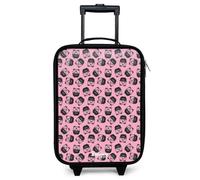 NoBoringSuitcases.com® x Henry Maleta Infantil Compacto 48x31x19 cm Maletas De Viaje Cabina Trolley con Ruedas LED Rigida Ultraligero - Niñas - Hetty - Rosa - Aspiradora