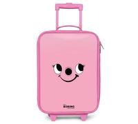 NoBoringSuitcases.com® x Henry Maleta Infantil Rosa Compacto 48x31x19 cm Maletas De Viaje Cabina Trolley con Ruedas LED Rigida Ultraligero - Niñas - Hetty - Rosa - Aspiradora