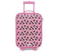 NoBoringSuitcases.com® x Henry Maleta Infantil Rosa Compacto 48x31x19 cm Maletas De Viaje Cabina Trolley con Ruedas LED Rigida Ultraligero - Niñas - Hetty - Rosa - Aspiradora