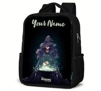NoBoringSuitcases© Mochila Infantil 8L Mochila Bebe Negro Mochilas Escolares Backpack Mochila Viaje Morral Niños School Bag Magia Mochila Pequeña Colorido Adolescente Bolsa