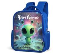 NoBoringSuitcases© Mochila Infantil 8L Mochila Para Niños Azul Backpack Mochilas Escolares Colorido Mochila Bebe Espacio Universo Bolsa Adolescente Mochila Pequeña School Bag