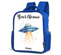 NoBoringSuitcases© Mochila Infantil 8L Mochila Para Niños Azul Backpack Mochilas Escolares Colorido Mochila Bebe Espacio Universo Bolsa Adolescente Mochila Pequeña School Bag