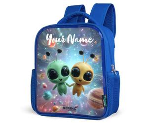 NoBoringSuitcases© Mochila Infantil 8L Mochila Para Niños Azul Backpack Mochilas Escolares Colorido Mochila Bebe Espacio Universo Bolsa Adolescente Mochila Pequeña School Bag
