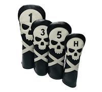 Nobranded 4 Piezas de Cubierta de Cabeza de Palo de Golf para Madera Driver Driver Fairway 1 3 5 UT