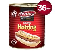 Nobre Salsichas Hotdog Lata 36 unidades