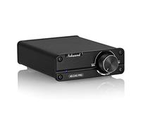 Nobsound Mini Dual TPA3116 Amplificador HiFi estéreo 100W × 2 con NE5532P (negro/negro) (con fuente de alimentación)