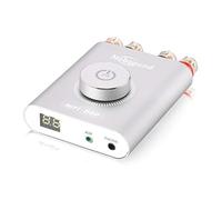 Nobsound NS-20G Mini Digital Power Amplifier Bluetooth HiFi Stereo Amp Amplificador de potencia 100 W + 100 W (Plata)