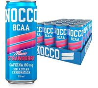 Nocco Bebida Energetica Miami Strawberry BCAA 330ml