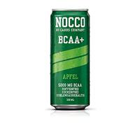 NOCCO BCAA Drink inkl. Pfand - Geschmacksrichtung Apfel - Fitness Drink mit Aloe Vera - Zuckerfrei & Koffeinfrei - No Carbs Company