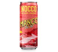 NOCCO BCAA DRINK Mango del Sol 330 ml | BCAA | 105 mg de cafeína, bebida energética, 24 latas