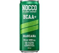 NOCCO Manzana bebida energética enriquecida con BCAA y sin cafeína sin azúcar lata 33 cl