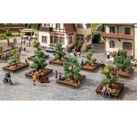 NOCH 12 arbustos Ornamentales, 4-5 cm, Carril H0 TT N, Multicolor, (21546)