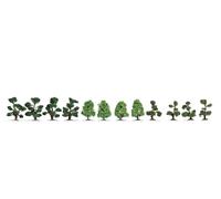 NOCH 12 arbustos Ornamentales, 4-5 cm de Alto, para Carril H0, TT, N para dioramas y paisajismo