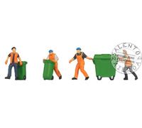 NOCH 15027 Personajes Escala H0 1:87 Set De 4 Operadores Ecológicos