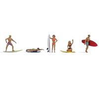 Noch 15853 Surfers - 5 personajes HO con accesorios - Escala 1:87