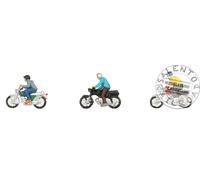 NOCH 15907 Escala H0 1:87 Motociclistas En Su Propia Moto