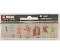 Noch 15959 Set 6 Figuras Chicas De Calle Personajes Diorama Ferroviario H0 1:87