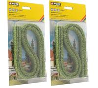 NOCH 21512 - Setos de Modelo, 15 X 8 mm, Verde Claro (Paquete de 2)