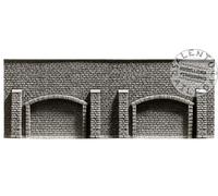 NOCH 34859 Escala N 1:160 Muro Contención Arcos Cerrados 39,6 x 7,4 cm