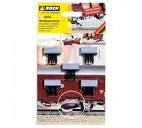Noch 60158 Juego 5 Patines Limpieza Vías Ferroviarias Rieles N 1:160 Negro