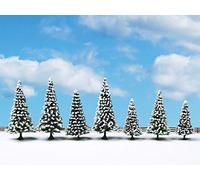 NOCH Abetos nevados,7u., 8-12 cm de Alto