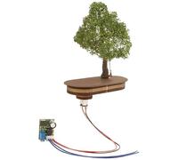 NOCH® Árbol Micro Motion con Columpio, 12,5 cm de Alto para la Pista N Ideal con Efecto de Movimiento