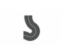 NOCH-Autovía Curva, 2u,6,6 cm Cada una, Multicolor, Talla única (60707)