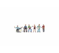 NOCH Banda, Handkolorierte Figuras de Plástico, para La Escala N en Escala