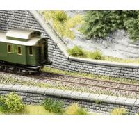 NOCH- Coping Stones 5 Pieces Bordes de Muro, 5 Unidades, Color Coloured, Medium (14236)