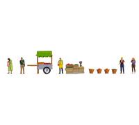 NOCH® Conjunto De 11 Figuras Tema "Frutería" Escala H0 Para