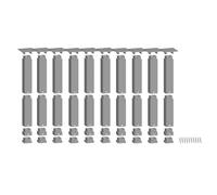 NOCH Easy Track-Juego de pilares Superiores, Color Gris, h0, TT, n (53942)