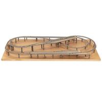 Noch 53705 Easy-Track Escala N 1:160 Modelo de Construcción modelismo ferroviario maqueta de Madera 200 x 100 cm para Trenes electricos
