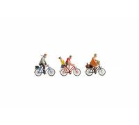 Figuras Noch H0 (15898): 4 Ciclista, 3 Bicicletas