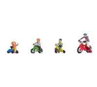 NOCH H0 Figuras Modelos Niños en Bicicletas Infantiles (15908)