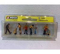 NOCH Figuras Proveedor de Paquetes, coloreadas a Mano, Accesorios para Pista H0, Detalles únicos en 1:87