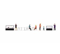 NOCH Figuren-Themenwelt „ Cafe “, Con Detailreichen Figuras Y Equipamiento
