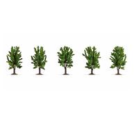 Noch H0 25620 - Árboles de Hoja Caduca 5 Pieza, Aprox. 8CM Alto Producto Nuevo