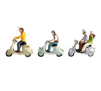 NOCH H0 Conjunto De Figuras Con Conductor De Motocicleta Urbana, 1:87